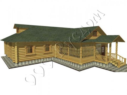 Проект деревянного дома - Крестьянский дом